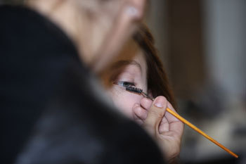 Maquillage du défilé A. Friend by A.F. Vandevost par Make-Up For Ever Maquillage du défilé A. Friend by A.F. Vandevost par Make-Up For Ever