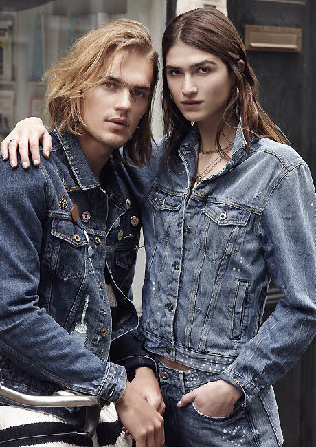 Vestes jean à points blancs - Scotch & Soda. Vestes jean à points blancs - Scotch & Soda.