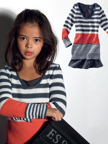 Pull tunique rayé multicolore fille Marks and Spencer, taille Pull tunique rayé multicolore fille Marks and Spencer, taille