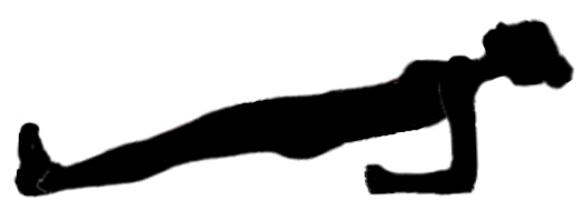 Planche pour le gainage dorsal © ABCfeminin.com. Planche pour le gainage dorsal © ABCfeminin.com.