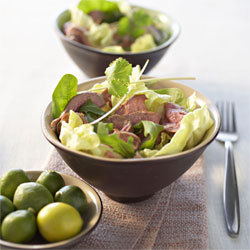 Salade d’agneau à la citronnelle Salade d’agneau à la citronnelle