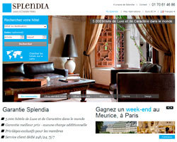 SPLENDIA, centrale hôtelière qui a obtenu le Travel d’Or 2011