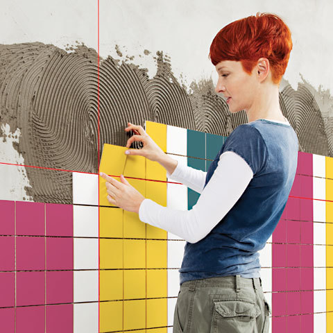 Pose d'un carrelage avec le Quigo de Bosch Pose d'un carrelage avec le Quigo de Bosch