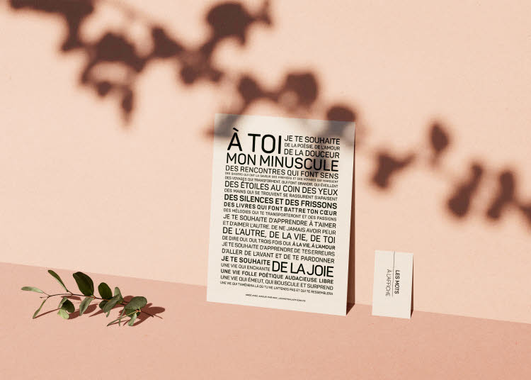 Cadeau LETTRE n° 16 - Les mots à l'affiche Cadeau LETTRE n° 16 - Les mots à l'affiche