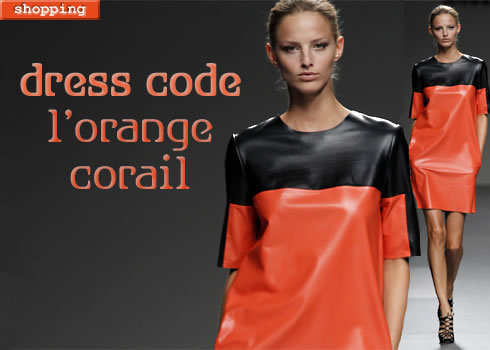 dress code : comment porter l'orange corail ?