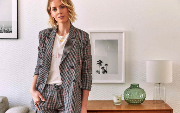 Shopping mode écossais - Costume Balzac Paris Shopping mode écossais - Costume Balzac Paris