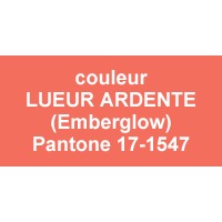 couleur Emberglow - Pantone® couleur Emberglow - Pantone®