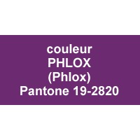 couleur Phlox - Pantone® couleur Phlox - Pantone®