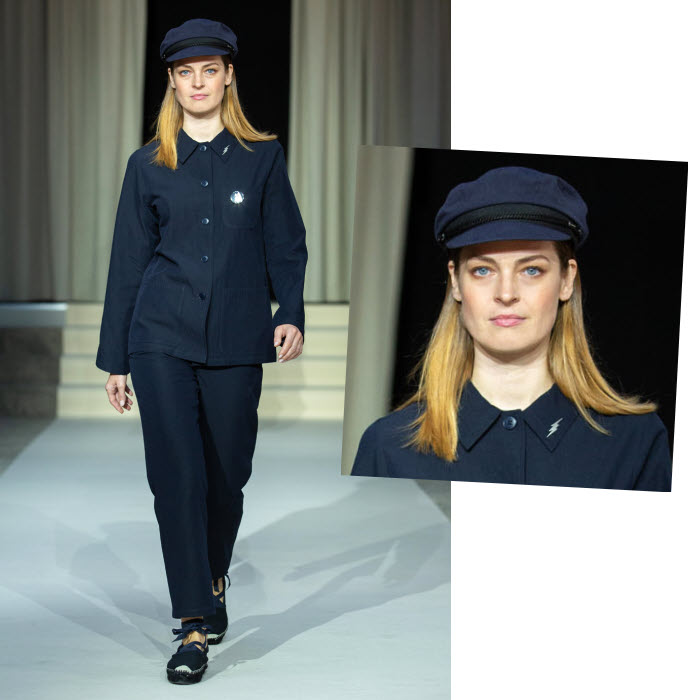 Costume et casquette AGNES B. - Eté 2019. Costume et casquette AGNES B. - Eté 2019.