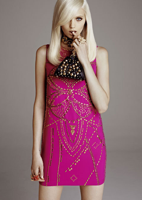 Robe en soie Versace pour H&M