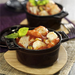 Recette Cocotte de poissons au concentré Intenso oignons frits Mutti Recette Cocotte de poissons au concentré Intenso oignons frits Mutti
