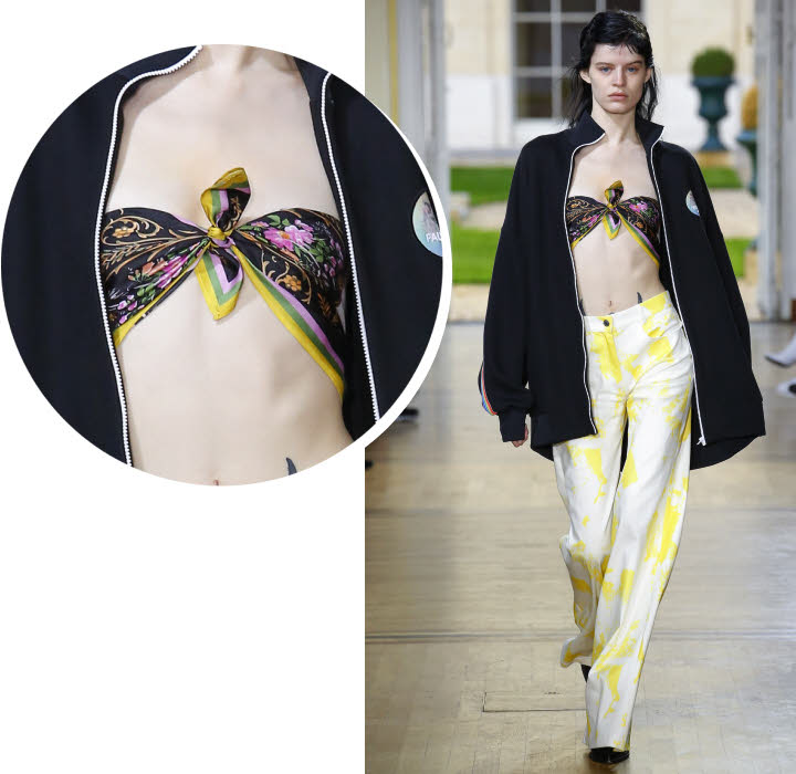 Bandeau foulard Paul & Joe - Collection printemps-été 2019. Bandeau foulard Paul & Joe - Collection printemps-été 2019.
