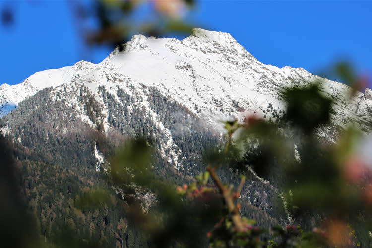 Le 7 magique de la montagne Partschinser dans le Sud Tyrol.