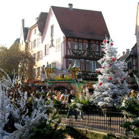 Décor de Noël à Colmar