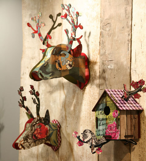 Trophées et cabane à oiseaux MIHO