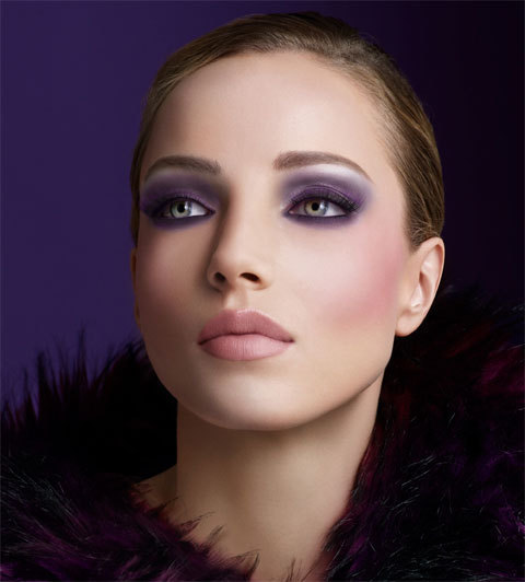 Maquillage smoky violet Make Up for Ever