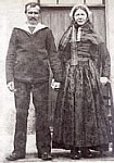 couple ouessantin - 1900