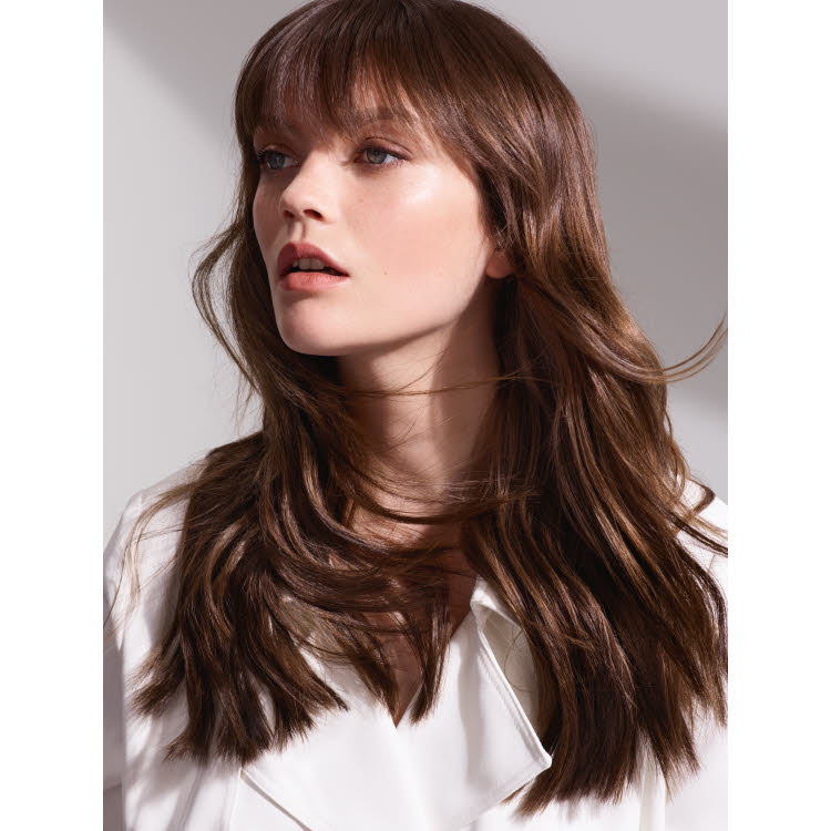 Coupe et coiffure cheveux longs DESSANGE Paris - Automne-hiver 2019-2020.