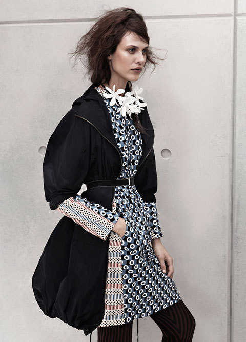Robe et parka Marni chez H&M Robe et parka Marni chez H&M