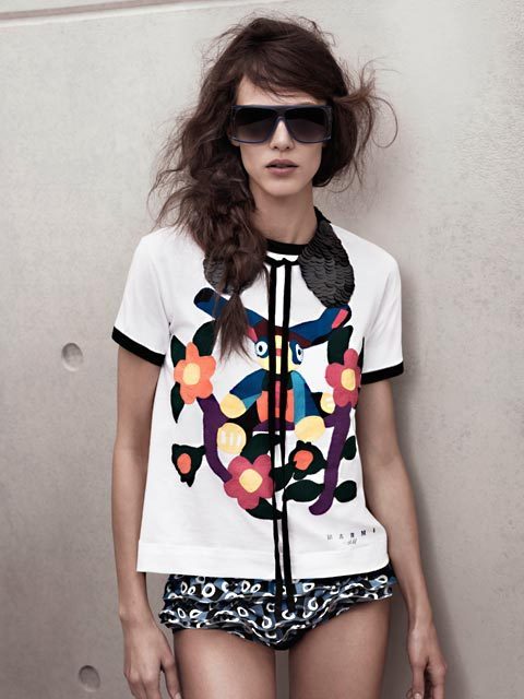 T-shirt brodé, maillot et col à sequins Marni at H&M T-shirt brodé, maillot et col à sequins Marni at H&M