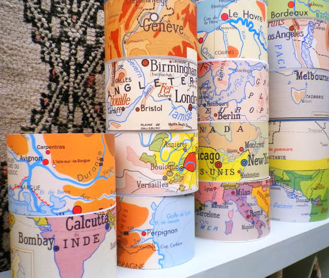 Lampe carte du monde Vill-Up. Lampe carte du monde Vill-Up.
