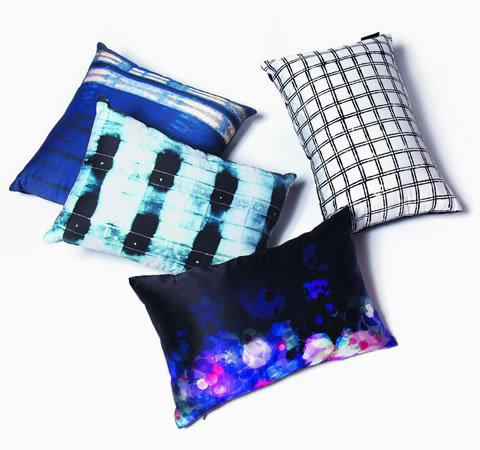 Coussins Galeries Lafayette et Chacha Coussins Galeries Lafayette et Chacha