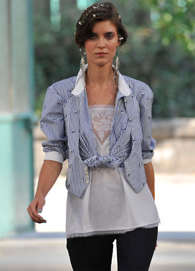 Rayures d'été Alexis Mabille Rayures d'été Alexis Mabille