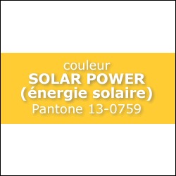 SOLAR POWER Pantone 13-0759