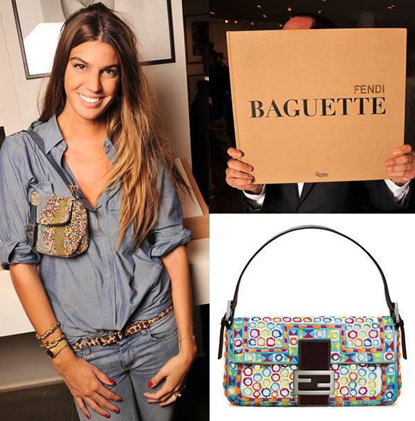 Bianca-BRANDOLONI et le sac Baguette de FENDI