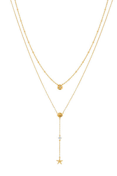 Collier double AGATHA