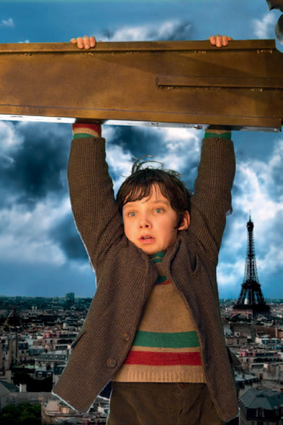 Asa Butterfield dans Hugo Cabret de Martin Scorsese, 2011.