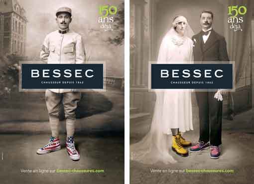 L'affiche des150 ans du chausseur Bessec