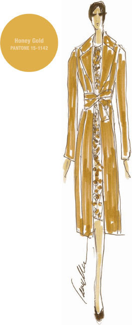 Couleur Miel doré par Carmen Marc Valvo Couleur Miel doré par Carmen Marc Valvo