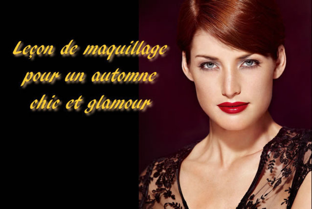 Leçon de maquillage : un maquillage d’automne soft et glamour