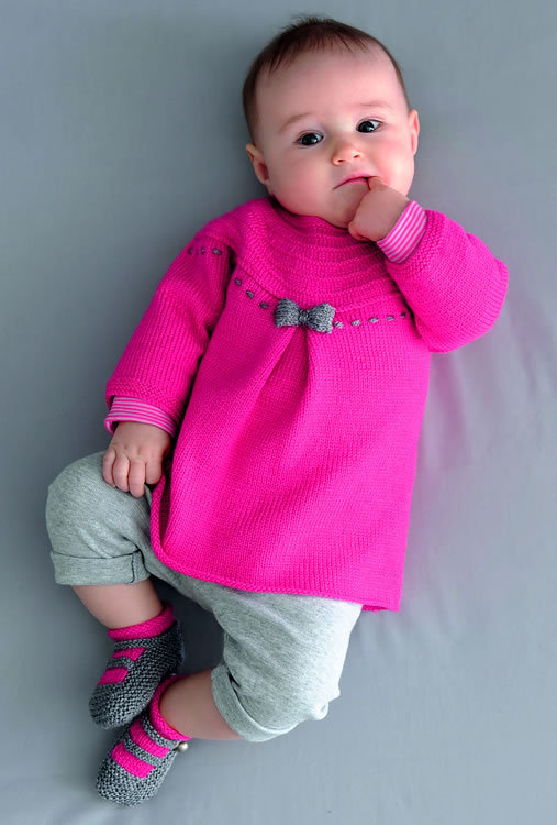 Ensemble Layette A Tricoter Robe Et Chaussons Pour Bebe En Jersey Et Point Mousse Explications Gratuites Page 2 Ensemble Layette A Tricoter Robe Et Chaussons Pour Bebe En Jersey Et Point Mousse Explications Gratuites Page 2