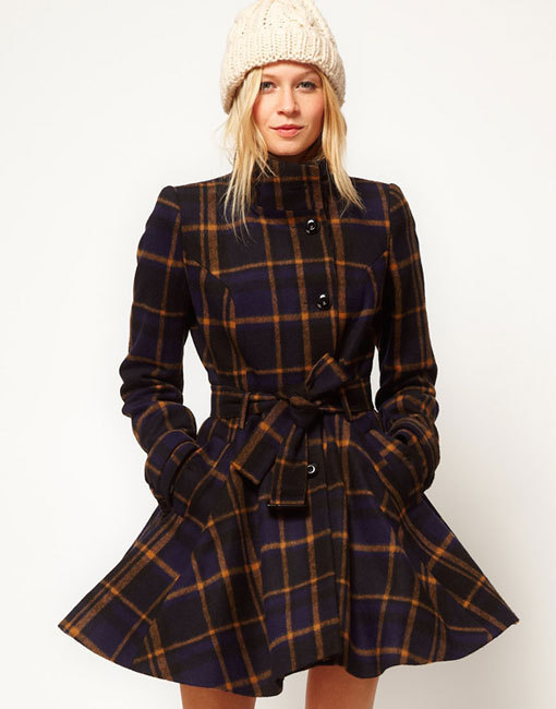 Veste Femme Manches Longues Col Haut – Motif Écossais, Chaud Et Doux – Style Y2K Automne/Hiver 2025 - 8