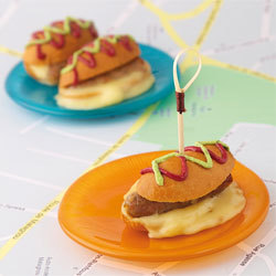 recette farandole des petits 'Hot Dog au Vacherin Mont d’Or AOC' recette farandole des petits 'Hot Dog au Vacherin Mont d’Or AOC'