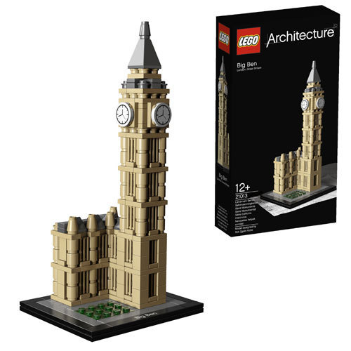 Tour Big Ben en pièces Lego