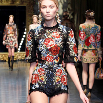 Défilé Dolce & Gabbana automne-hiver 2012-2013 Défilé Dolce & Gabbana automne-hiver 2012-2013