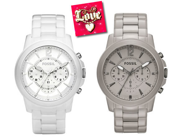 Montres "Grant" en céramique Fossil Montres "Grant" en céramique Fossil