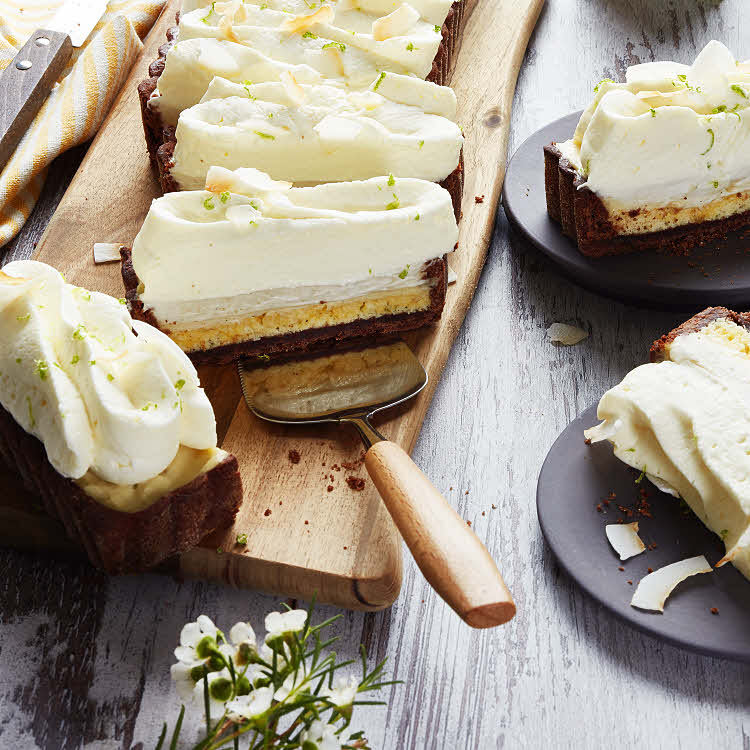 Spécial Chine : gâteau crème nuage, biscuit à la noix de coco et au citron vert