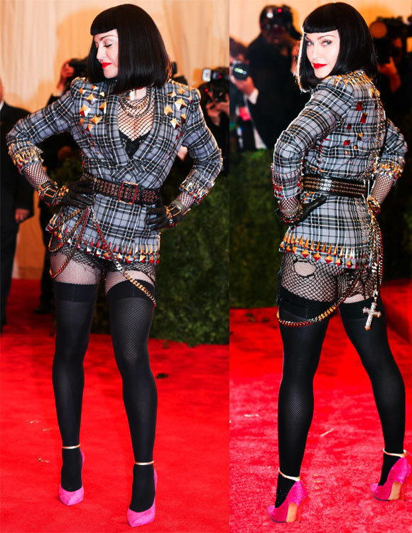 Madonna punk en Givenchy par Riccardo Tisci Madonna punk en Givenchy par Riccardo Tisci