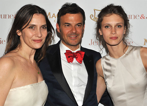 Géraldine Pailhas, François Ozon, Marine Vacth au Festival de Cannes 2013