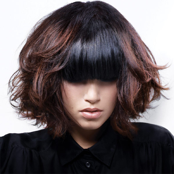 Coiffure DESSANGE Paris - cheveux mi-longs - automne-hiver 2012/2013