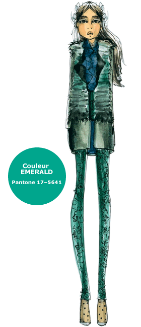 Couleur Emerald - Pantone 17–5641 - Création Joy Cioci Couleur Emerald - Pantone 17–5641 - Création Joy Cioci