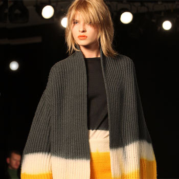 la maille XXL de Christian Wijnants, distinguée par le Prix Woolmark 2013 la maille XXL de Christian Wijnants, distinguée par le Prix Woolmark 2013