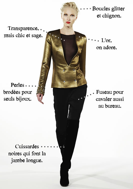 Silhouette automne-hiver 2013-2014 Azzaro