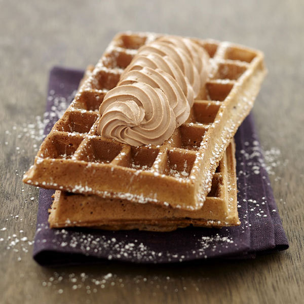 Zoom Gourmandise de Belgique au Nutella, inspirée de la gaufre de Bruxelles