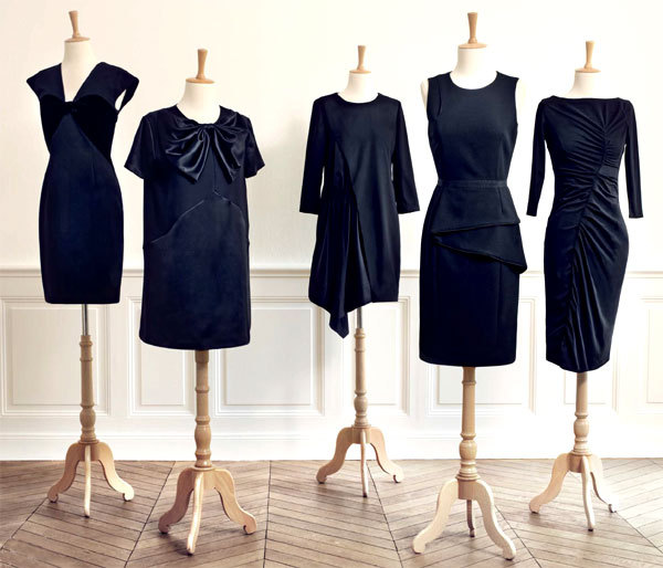 5 petites robes noires de couturiers à petit prix pour Monoprix