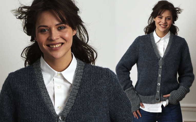 MODELE EXPLIQUE - Gilet bicolore à manches mitaines - Création Plassard. MODELE EXPLIQUE - Gilet bicolore à manches mitaines - Création Plassard.